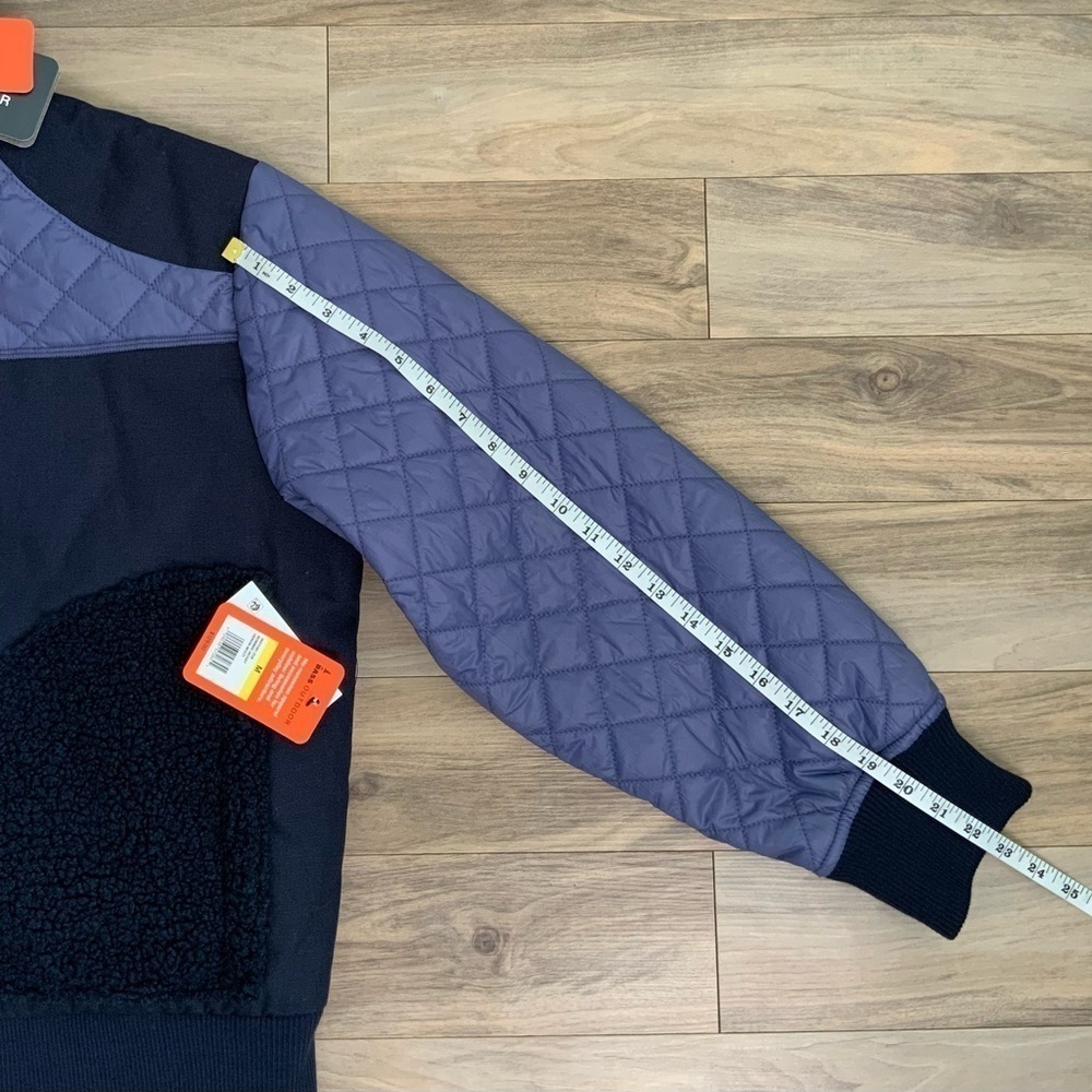 BASS OUTDOOR QUILTED-TRIM ZIP BOMBER JACKET IN HERON MULTI - Picture 3 of 8
